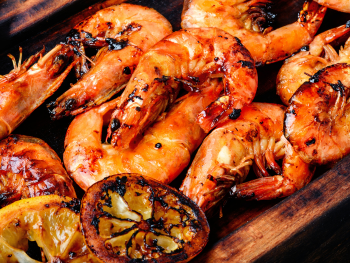 Oven Roasted Prwans